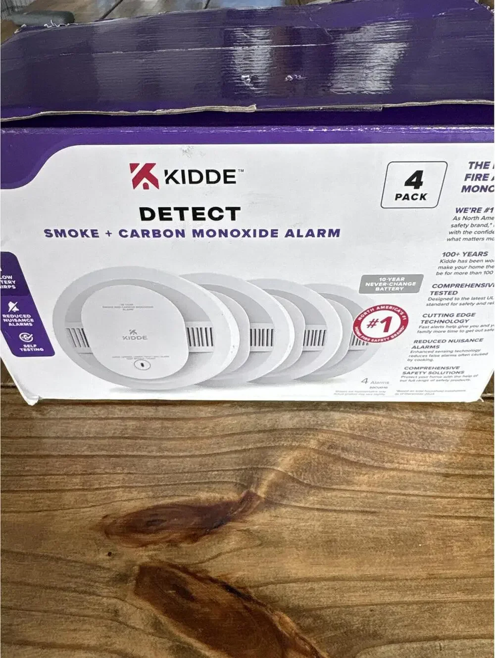 New Kidde Detect Smoke and Carbon Monoxide Alarm 4 Pack House - Picture 1 of 4